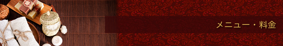 メニュー料金